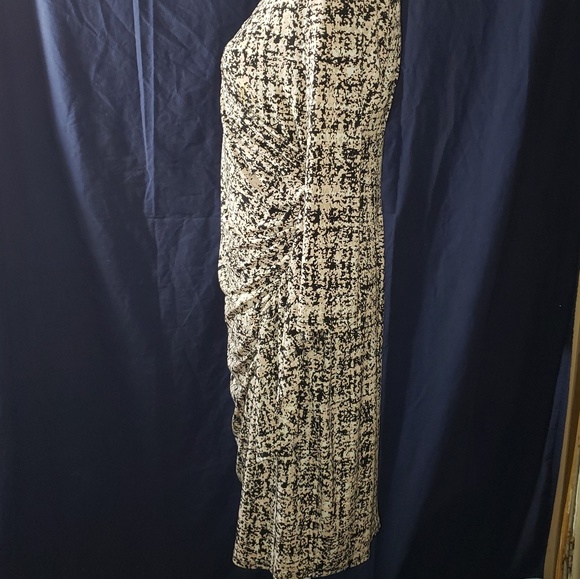 Calvin Klein Wrap Stitched Pattern Dress - Picture 2 of 4